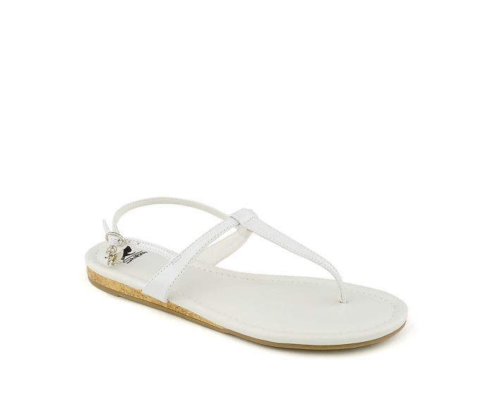 サンダル・ミュール CHURCHS Women Sandals DX0104 9FG 0 WHITE White Prestige Calf Leather Sandal | Church's