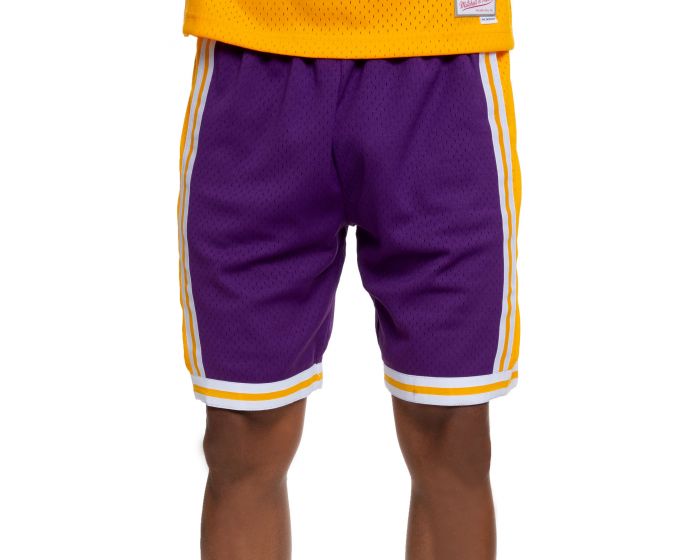 Mitchell & Ness Los Angeles Lakers Team Heritage Shorts - Purple - Medium