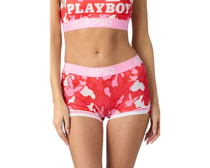 PSD PLAYBOY LOVE CAMO BOYSHORT 125480056 - Shiekh