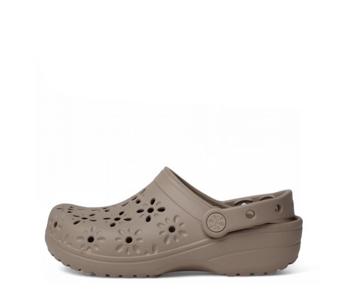 CROCS Classic Floral Cut-Out Clog 210927-214 - Shiekh