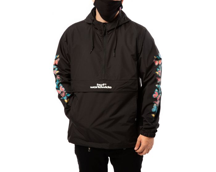 Huf regional tour anorak on sale black