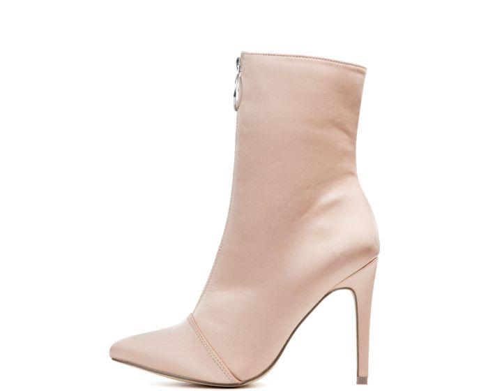 CAPE ROBBIN Gigi-16 Booties GIGI-16/NUDE - Shiekh