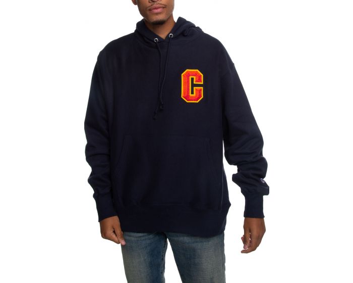 CHAMPION Reverse Weave Pull Over Hoodie GF68Y07982-NVC - Shiekh