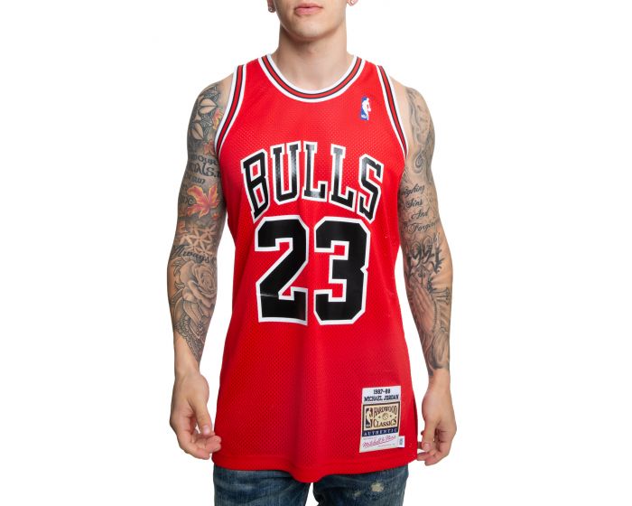 Mitchell & Ness Releases 1991-92 Michael Jordan The Shrug Chicago Bulls  Limited Edition Authentic Home Jersey
