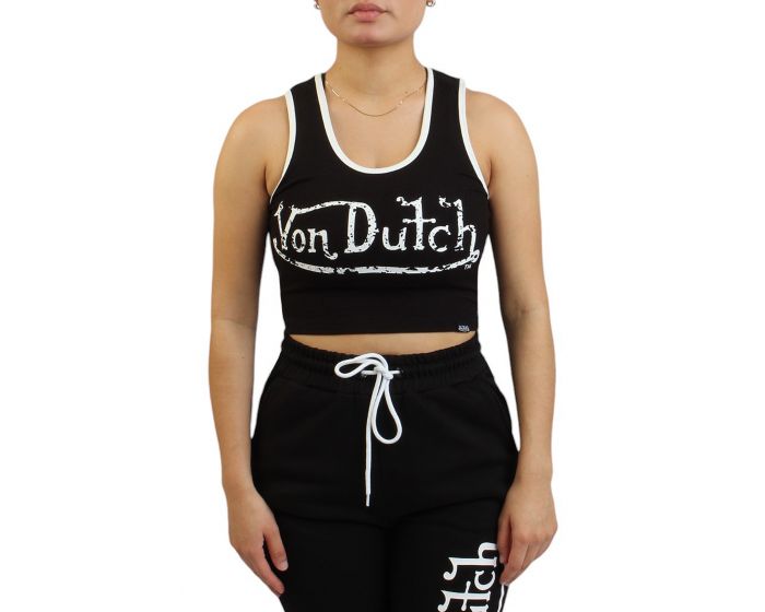 VONDUTCH Rib Tank Top VDWB3TP019-BLK - Shiekh