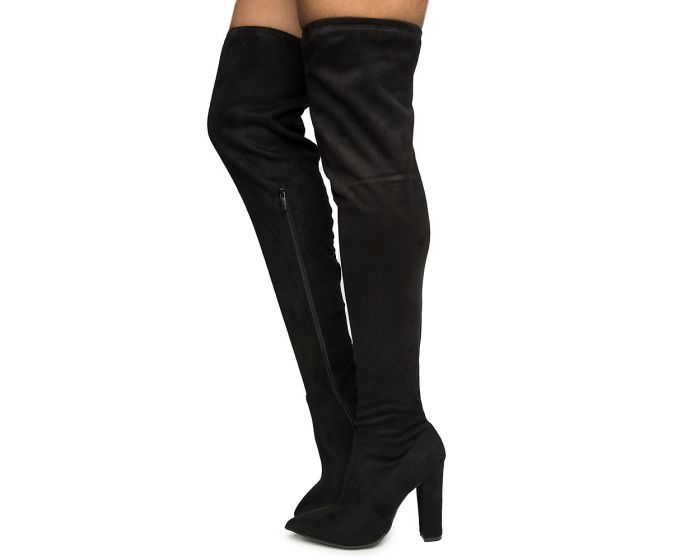 BAMBOO Madam-07M Thigh High Boots JPM MADAM-07M/BLKSFS - Shiekh