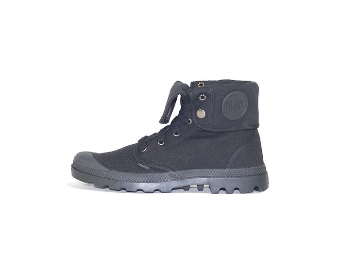 PALLADIUM Palladium for Men: Baggy Black Canvas Boots BAGGY 
