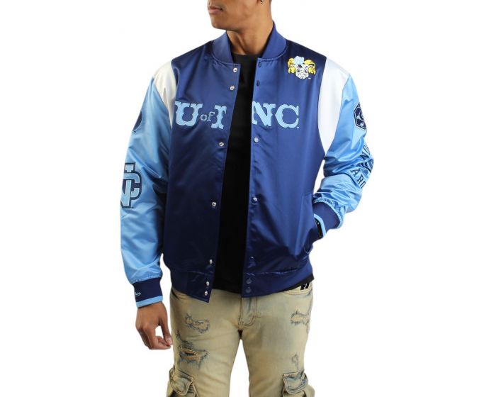 ウェア MITCHELL&NESS North CAROLINA PARKA Men's Mitchell & Ness Navy/Carolina Blue North Carolina Tar Heels