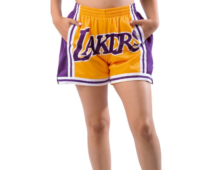 Mitchell & Ness Big Face 4.0 Los Angeles Lakers Womens Shorts