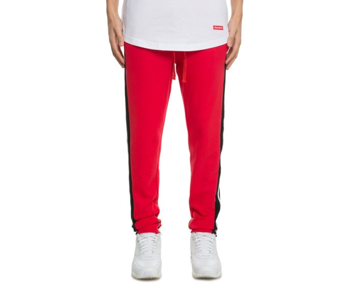 nike track pants red