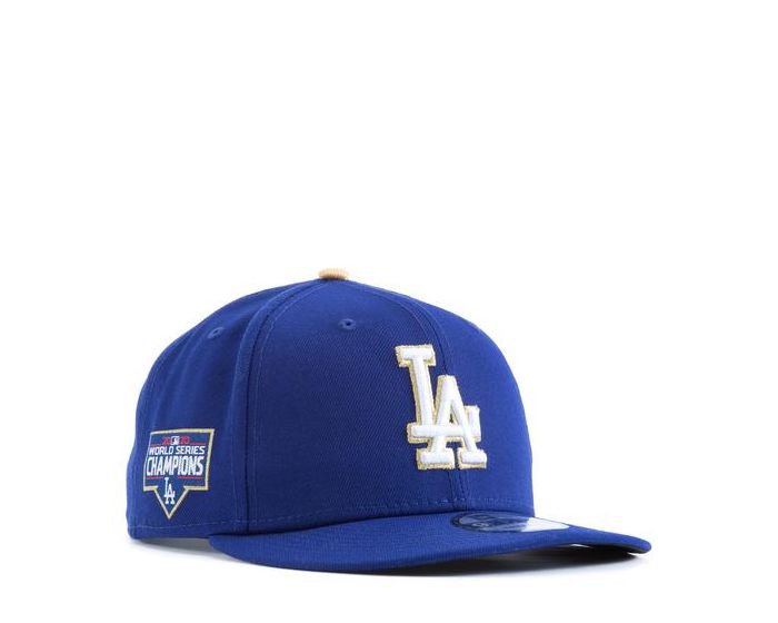 New Era Caps Los Angeles Dodgers Gold Tone C5 Snapback Hat 60180366 - Shiekh