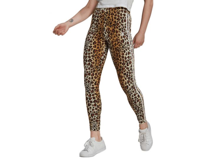 adidas tights leopard