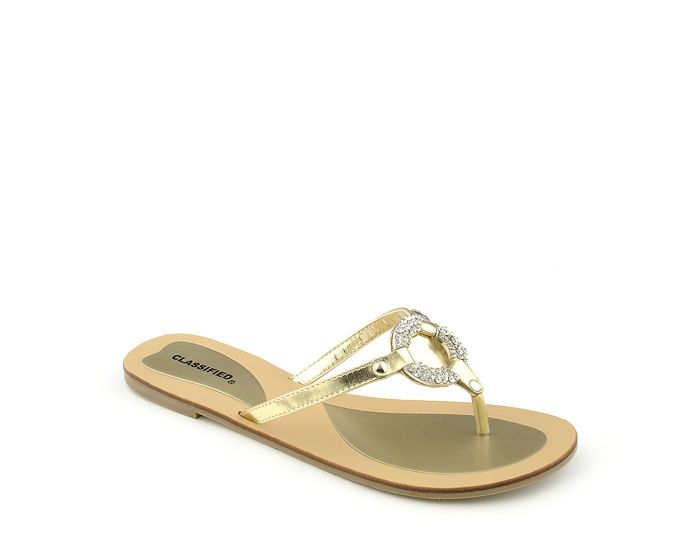 SHIEKH Flavor-S Thong Flip Flop Sandal FD FLAVOR-S/GOLD - Shiekh