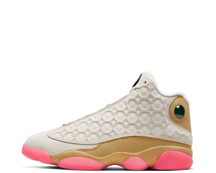 pink and brown jordan 13