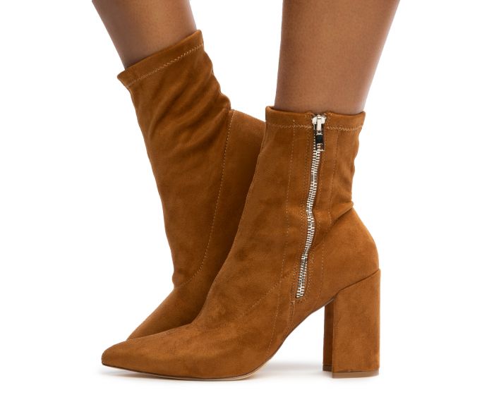 1 inch heel booties