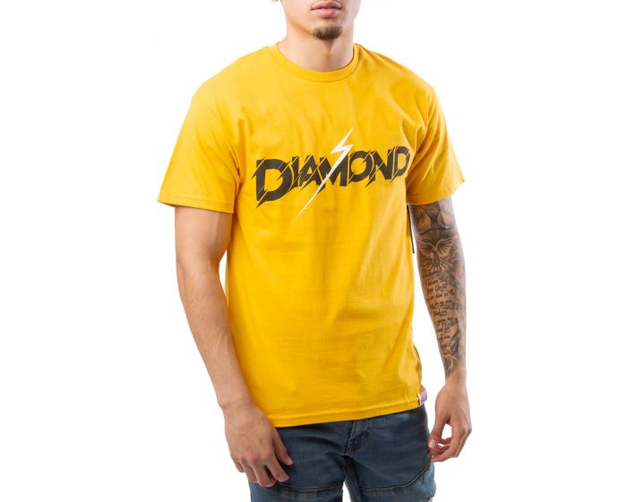 DIAMOND SUPPLY CO. Flash Tee A21DMPA006-GOLD - Shiekh