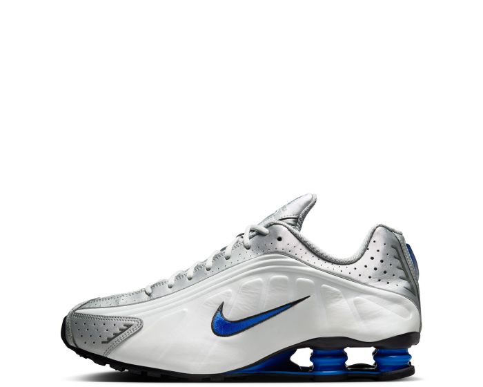 ★NIKE★シャックス R4 White Racer Blue Iron Grey Nike Shox R4 White Racer Blue Metallic Silver 6-13Size