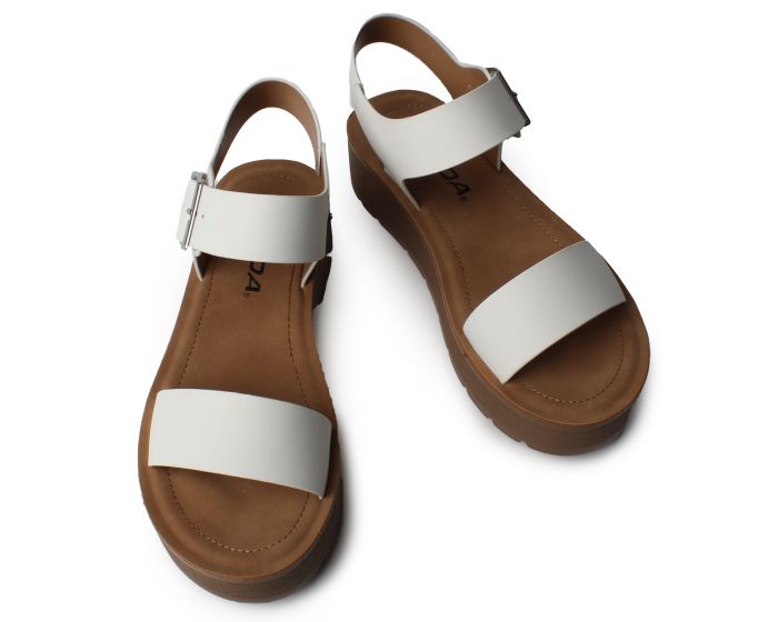 富貴蘭　金紗墨 FORTUNE DYNAMICS Ankle Strap Sandal FD DETECT-S-WHITENB - Shiekh