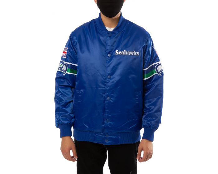 Bomber Black Starter Seattle Seahawks Jacket - Jackets Expert