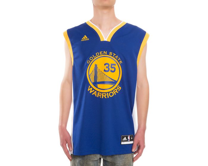 ウェア adidas Golden State Warriors DURANT 35 S Kevin Durant 35 Golden State Warriors Jersey Adidas Blue