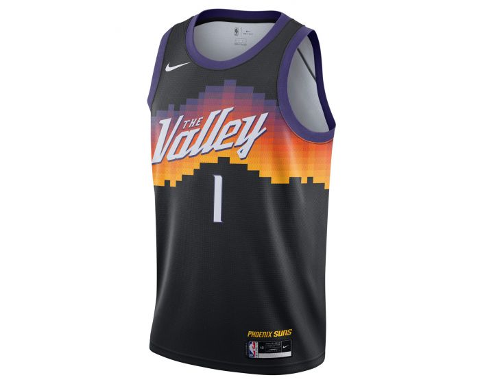 Devin Booker Phoenix Suns The Valley jersey black