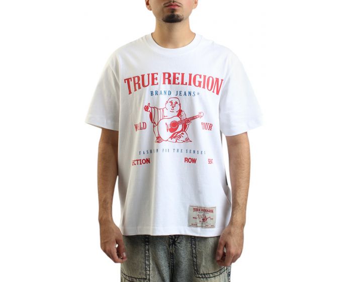 Tシャツ・カットソー True Religion TR O.G T-Shirt White/Black True Religion TR O.G T-Shirt White/Black (TRUE RELIGION/T