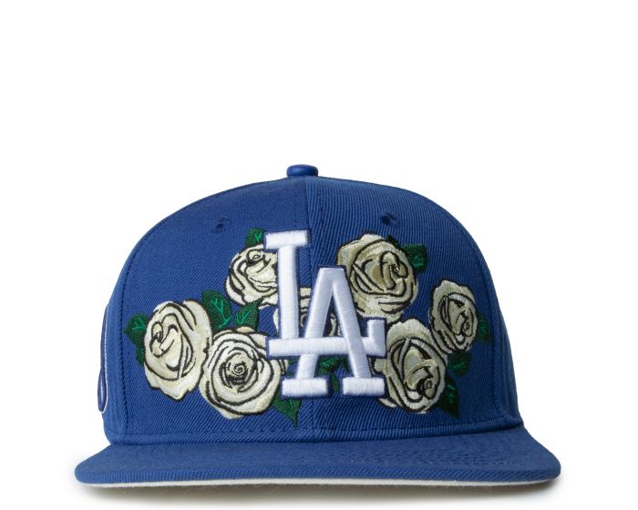 PRO STANDARD Dodgers White Rose Snapback Hat LLD735617-DBL - Shiekh