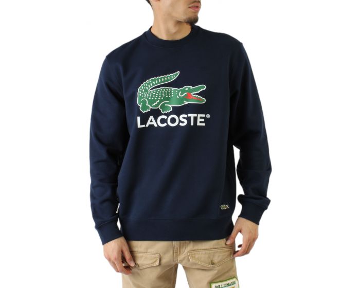 LACOSTE Logo Crewneck SH1281 51 166 Shiekh