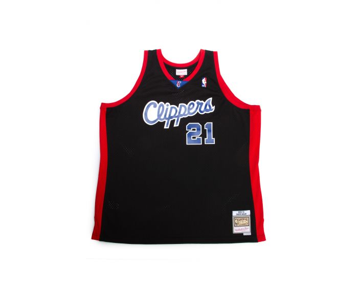 Men's Mitchell & Ness Darius Miles Black LA Clippers Reload 2.0 Name &  Number T-Shirt