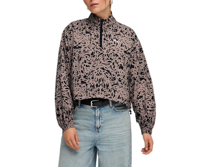 PUMA Essentials Animal Print Half-Zip Jacket 69246588 - Shiekh