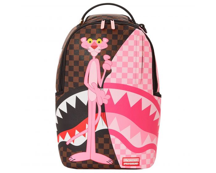 PINK PANTHER SPRAYGROUND リュッ SPRAYGROUND Pink Panther Checkered Shark 910B5468NSZ - Shiekh