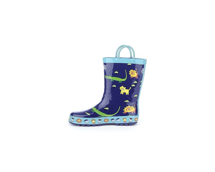 SHIEKH Kids S Rain Boot FD RAIN-2SC/BLU/ZOO/SLV - Shiekh