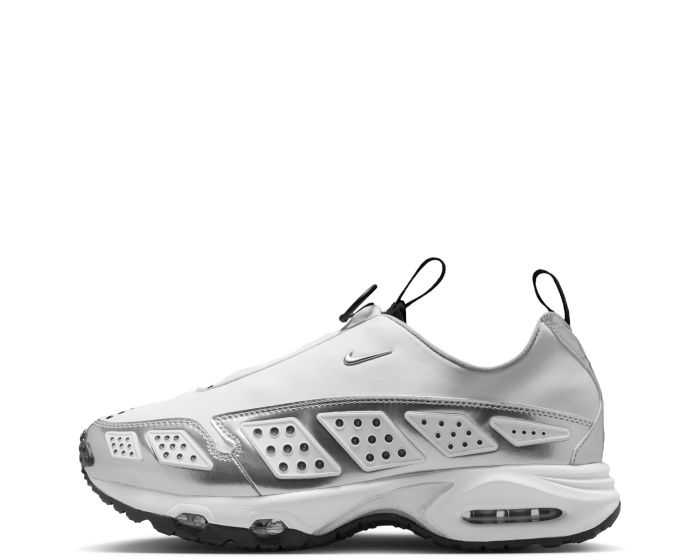 ★Nike★ Air Max Shiro Slide M Black llic Silver White D Mens Nike Air Max System Shoe Size: 8.5 White - Black