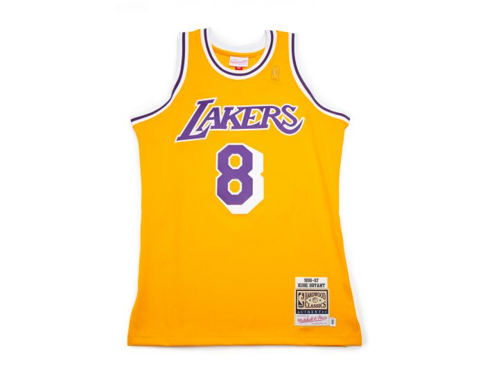 Shop Mitchell & Ness Los Angeles Lakers Kobe Bryant 1996-1997 Home  Authentic Jersey AJY4GS18091-LALLTGD96KBR gold