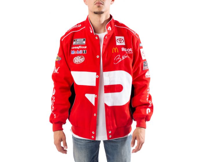 JH DESIGN DoorDash Racing Jacket BW0303DD21-RED - Shiekh
