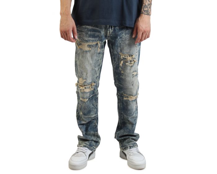 SMOKE RISE Taylor Gang Jean JP25609SK-TBLUE - Shiekh
