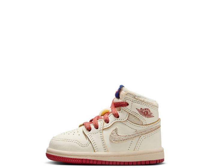 楽天市場】NIKE AIR JORDAN 1 HI OG GS black/gym red-black