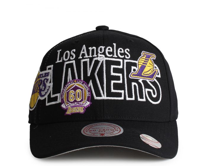 牙*狼様 希少 90s ヤンキース Mitchell & Ness ハーフジップ MITCHELL AND NESS NBA Los Angeles Lakers Pro Pinch Mash Up