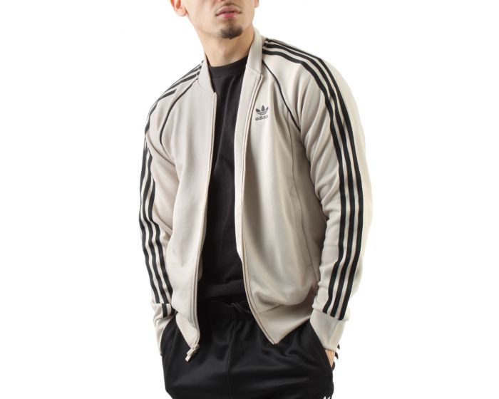 adidas ベージュ ジップアップジャケット adidas ベージュ ジップアップジャケット - メルカリ