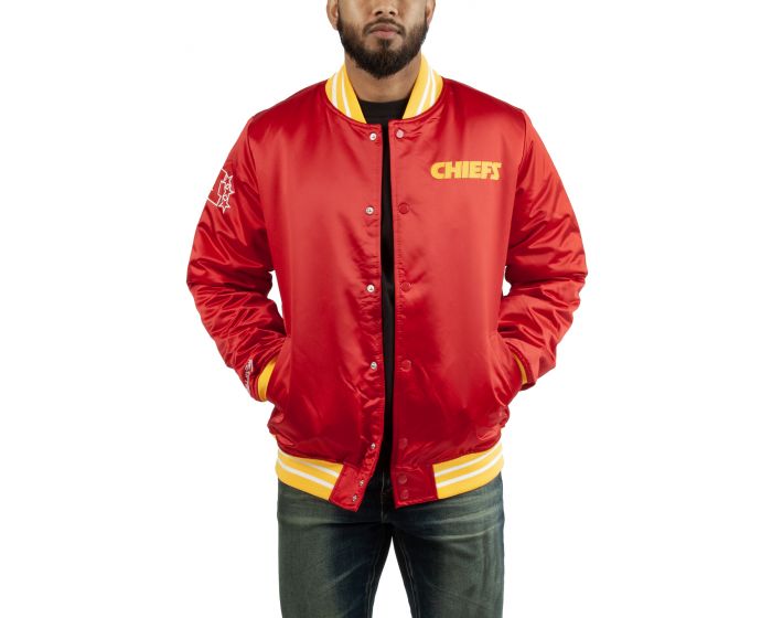 Mitchell & Ness- NFL heavyweight satin jacket Kansas City Chiefs – Major  Key Clothing Shop