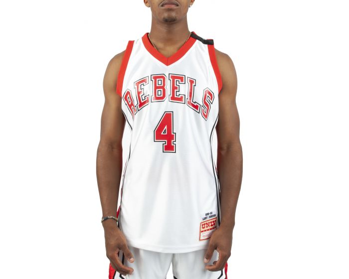 MITCHELL AND NESS Larry Johnson UNLV 1989 Authentic Jersey AJY53450 ...