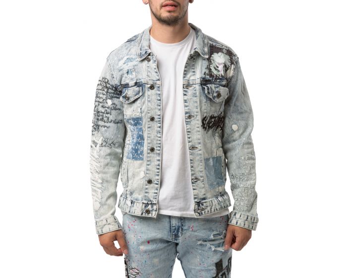 SMOKE RISE Conway Denim Jacket SJJ21263 - Shiekh