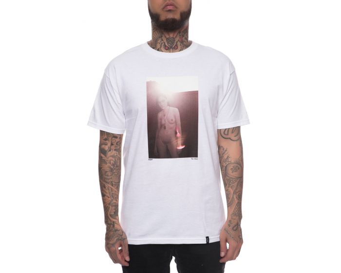 HUF The HUF x Dennis McGrath Sasha Tee in TS55008-WHT - Shiekh