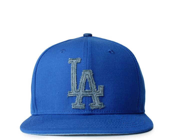 PRO STANDARD Dodgers Varsity Blues Snapback LLD738400-DBL - Shiekh