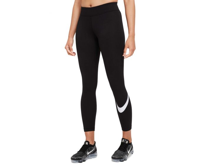 Nike Women's Canyon Rust/White Essential Swoosh MR Leggings (CZ8530-691)  Size S