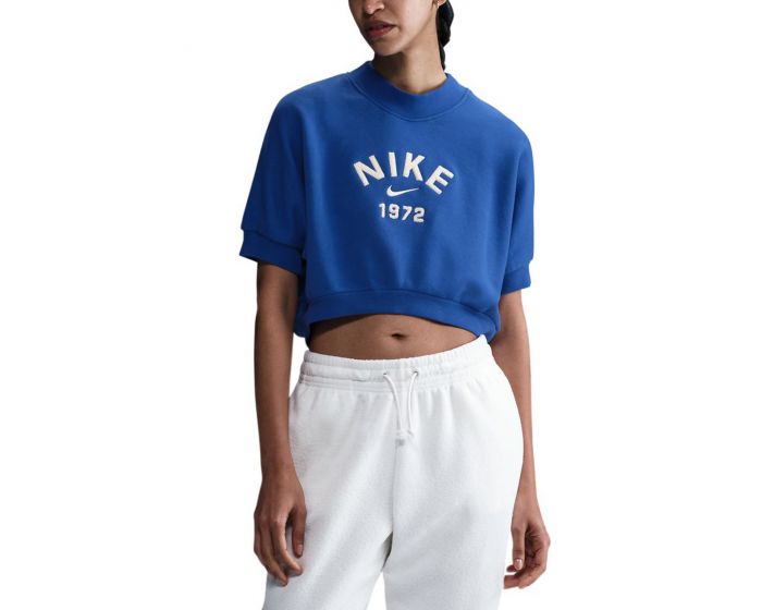 NIKE Sportswear Collection Crewneck Short Sleeve Cropped Top