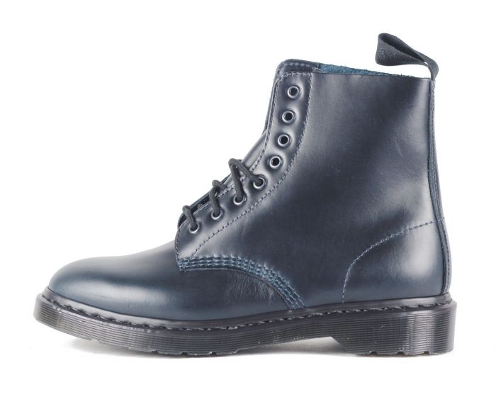 DR. MARTENS for Men: Pascal Blue Marine Brando Boot R16180410 - Shiekh