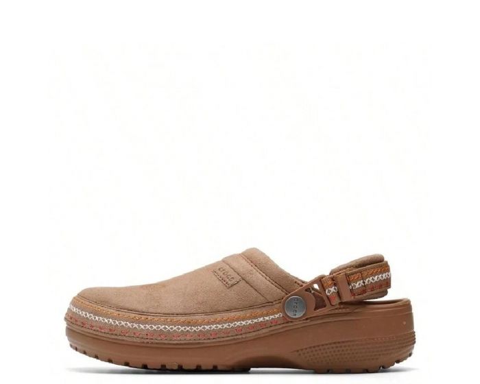 CROCS Crafted Vegan Suede Stitch Clog 214048-2EY - Shiekh