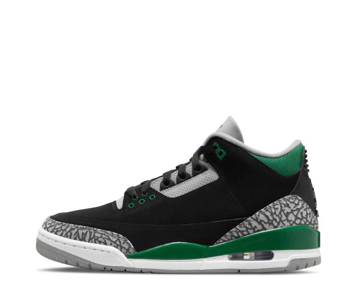 Air Jordan 3 10.5 US ブラック/グリーン JORDAN Air 3 Retro CT8532 030 - Shiekh
