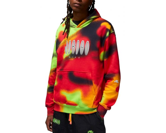 Jordan outlet Flight MVP Fleece Pullover Hoodie Tie-Dye Mens Size Large DV4587 252 New